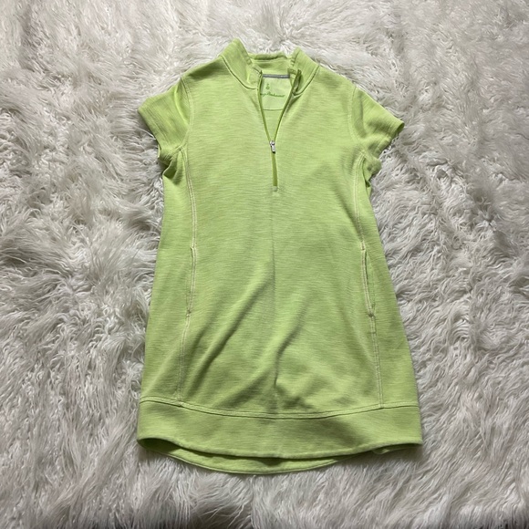 Tommy Bahama Tobago Bay Half-Zip Short-Sleeve Dress - Picture 2 of 5